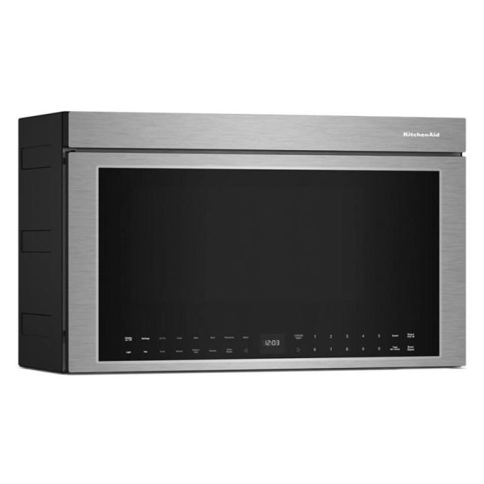 Micro-onde à hotte intégrée 1800 W 1.1 pi. cu. KitchenAid YKMMF730PPS  Inox Capacité 1.1 pied cubic  puissance 1800 watt  Hotte sous cabinet