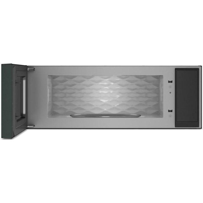 Micro-onde à hotte intégrée 1000 W 1.1 pi. cu. KitchenAid YKMML550RJP  Vert Capacité 1.1 pied cubic  puissance 1000 watt  Hotte sous cabinet