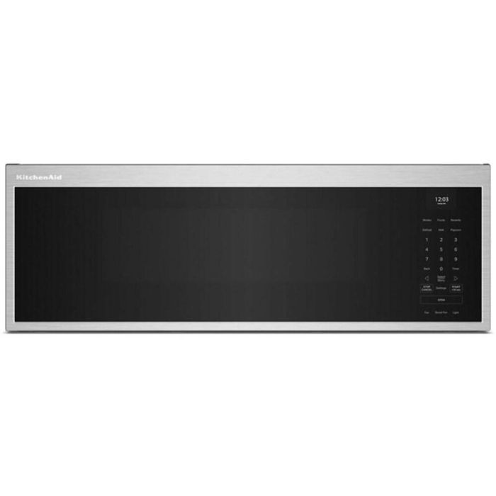 Micro-onde à hotte intégrée 1800 W 1.1 pi. cu. KitchenAid YKMML550RPS  Inox Capacité 1.1 pied cubic  puissance 1800 watt  Hotte sous cabinet
