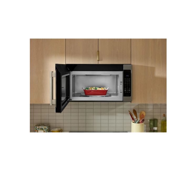 Micro-onde à hotte intégrée 1800 W 2.1 pi. cu. KitchenAid YKMMS330SPS  Inox Capacité 2.1 pied cubic  puissance 1800 watt  Hotte sous cabinet