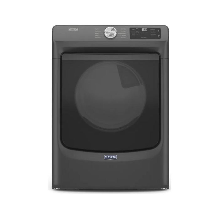 Dryer Maytag YMED5630MBK 7.3 cu. ft. in Black  Capacity 7.3 cubic feet Cycles 10   Stackable  Drying system Ventilated