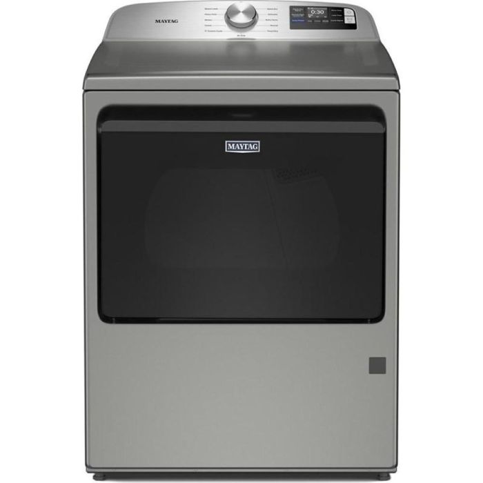 Dryer Maytag YMED6205RR 7.4 cu. ft. in Silver  Capacity 7.4 cubic feet Cycles 11   Freestanding  Drying system Ventilated