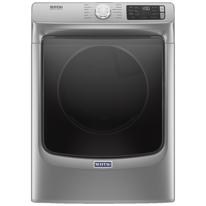 Dryer Maytag YMED6630HC 7.3 cu. ft. in Metallic Slate  Capacity 7.3 cubic feet Cycles 12   Stackable  Drying system Ventilated