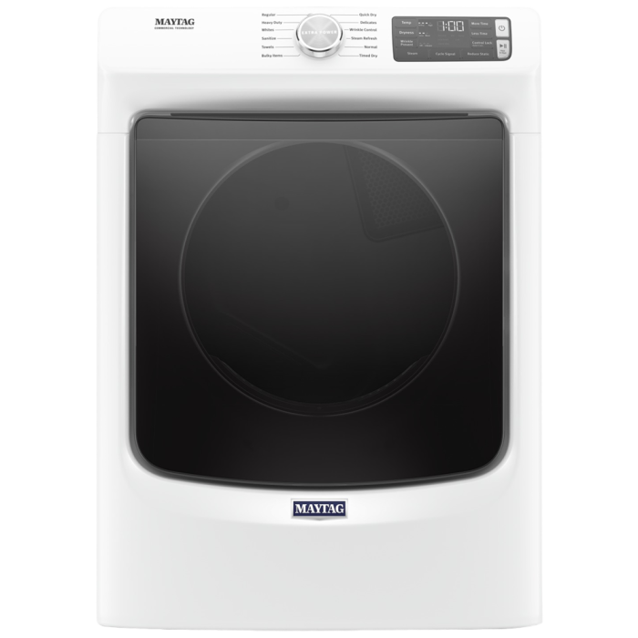 Sécheuse Maytag YMED6630HW 7.3 pi. cu.   Capacité  7.3 pieds cubes  Cycles 12   Superposable   Système de séchage Ventilé