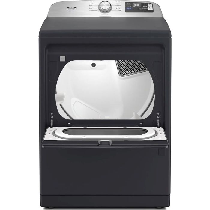 Dryer Maytag YMED7205RF 7.4 cu. ft. in Black  Capacity 7.4 cubic feet Cycles 13   Freestanding  Drying system Ventilated
