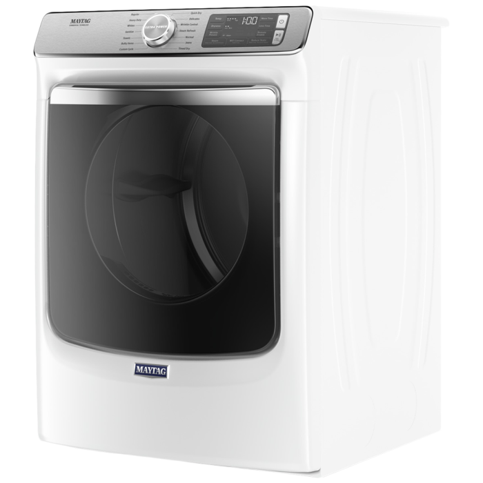 Sécheuse Maytag YMED8630HW 7.3 pi. cu.   Capacité  7.3 pieds cubes  Cycles 14   Superposable   Système de séchage Ventilé