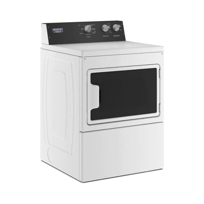 Dryer Maytag YMEDP586GW 7.4 cu. ft. in White  Capacity 7.4 cubic feet Cycles 11   Freestanding  Drying system Ventilated