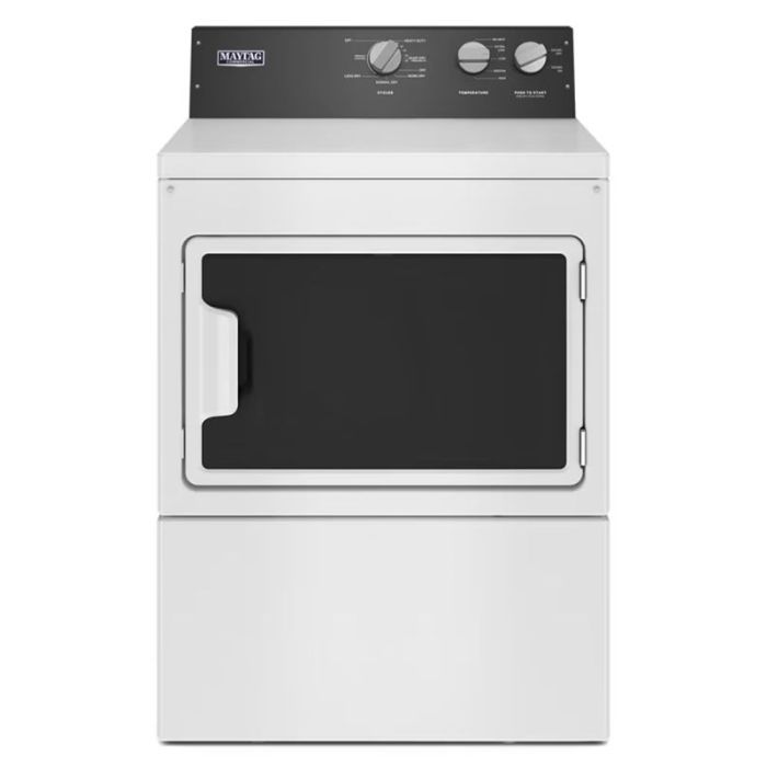Dryer Maytag YMEDP586GW 7.4 cu. ft. in White  Capacity 7.4 cubic feet Cycles 11   Freestanding  Drying system Ventilated