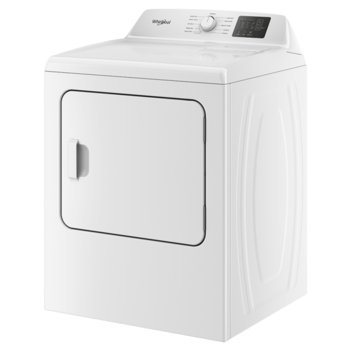 Dryer Whirlpool YWED4105SW 7 cu. ft. in White  Capacity 7 cubic feet Cycles 11   Freestanding  Drying system Ventilated