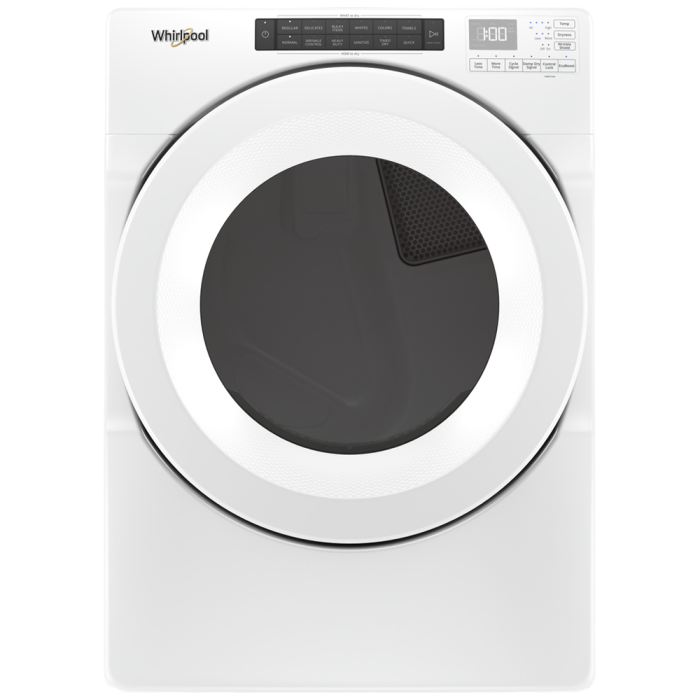 Sécheuse Whirlpool YWED5620HW 7.4 pi. cu.   Capacité  7.4 pieds cubes  Cycles 26   Autoportant   Système de séchage Ventilé