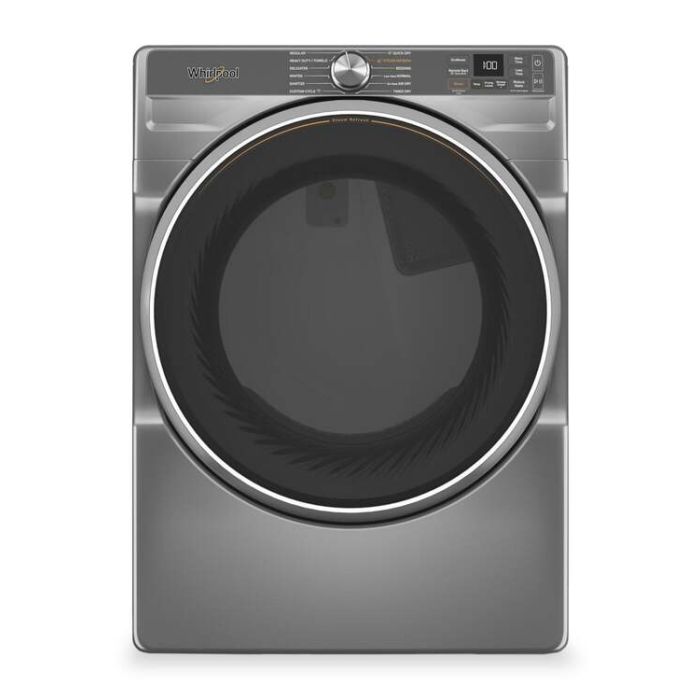 Dryer Whirlpool YWED6720RR 7.4 cu. ft. in Silver  Capacity 7.4 cubic feet Cycles 37   Stackable  Drying system Ventilated