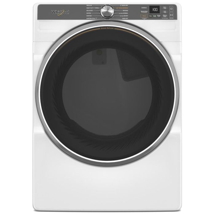 Dryer Whirlpool YWED6720RW 7.4 cu. ft. in White  Capacity 7.4 cubic feet Cycles 37   Stackable  Drying system Ventilated