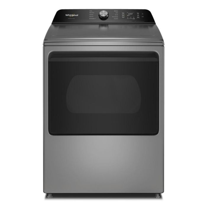 Sécheuse Whirlpool YWED8509TR 7.5 pi. cu.   Capacité  7.5 pieds cubes  Cycles 10   Autoportant