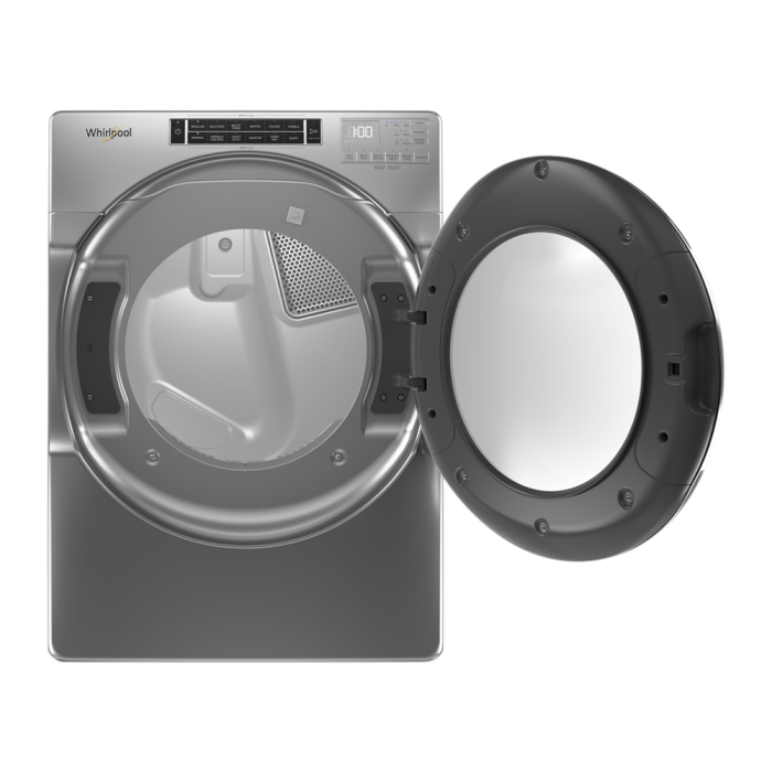 Dryer Whirlpool YWED8620HC 7.4 cu. ft. in Chrome Shadow  Capacity 7.4 cubic feet Cycles 37   Stackable  Drying system Ventilated