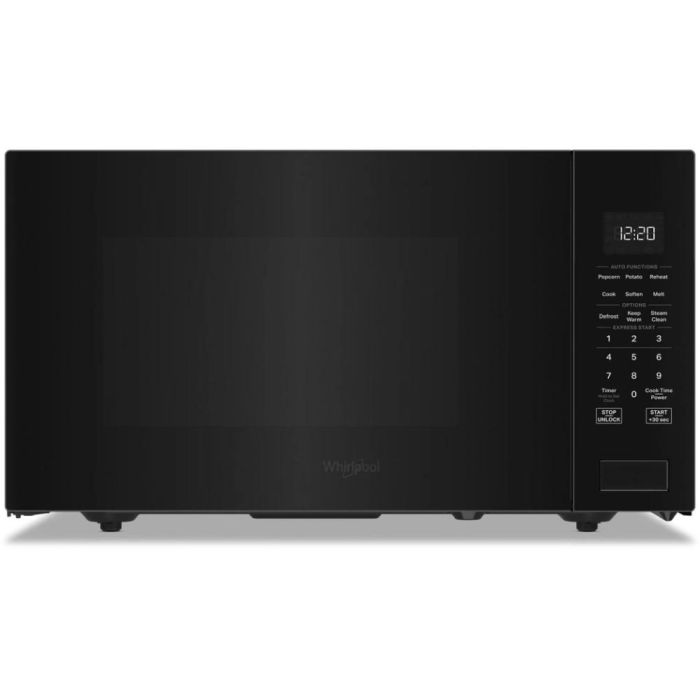 Micro-onde 1100 W 1.6 pi. cu. Whirlpool YWMCS7022SB  Noir Capacité 1.6 pied cubic  puissance 1100 watt  Sur comptoir