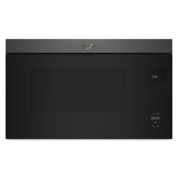 Over the range microwave 900 W 1.1 cu. ft. Whirlpool YWMMF5930PV  Black Capacity 1.1 cubic feet  power 900 watt  Over the Range