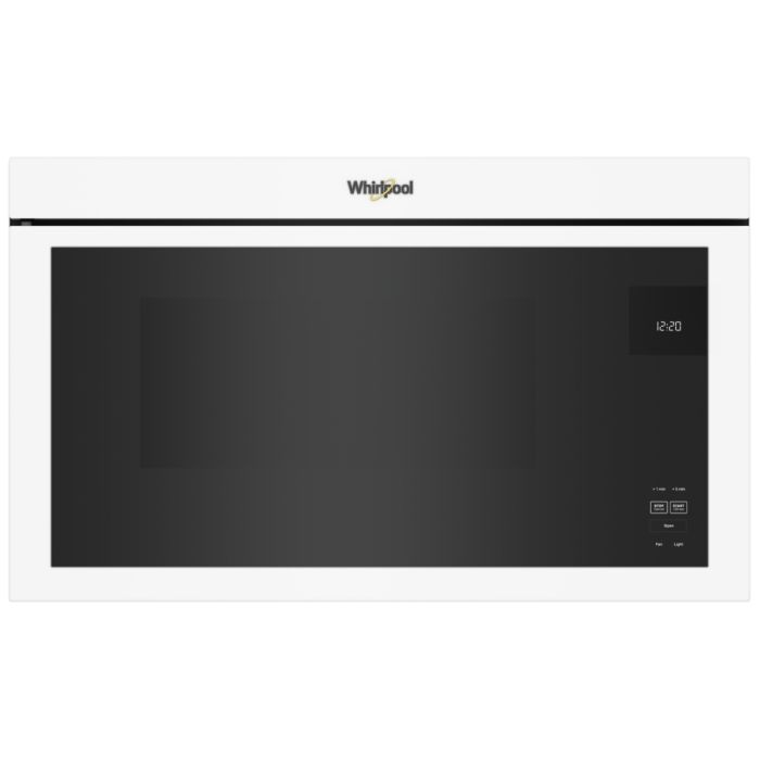 Over the range microwave 900 W 1.1 cu. ft. Whirlpool YWMMF5930PW  White Capacity 1.1 cubic feet  power 900 watt  Over the Range