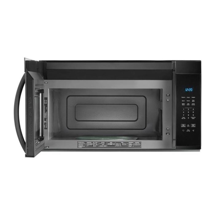 Micro-onde à hotte intégrée 900 W 1.7 pi. cu. Whirlpool YWMMS3130RB  Noir Capacité 1.7 pied cubic  puissance 900 watt  Hotte sous cabinet