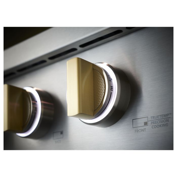 48 In. Gas Range Monogram ZDP484NGTSS  Stainless  4 Burners       Width 48 inches