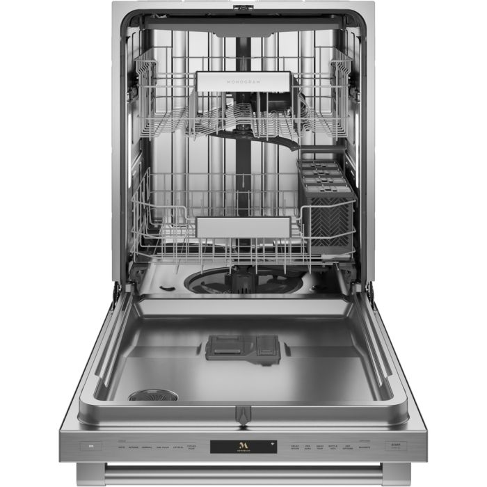 24 In. 42 dB Dishwasher Monogram ZDT800SIYII width 24 inches  42 Decibels  7 cycles  Built-in