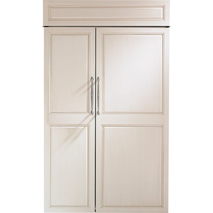 Refrigérateur Monogram ZIS480NNII Panneau Requis Côte à côte largeur 48 pouces Capacité 29.5 pieds cubes