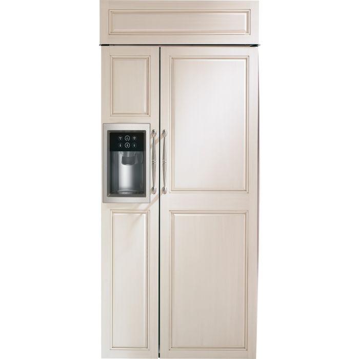 Refrigerator Monogram ZISB360DNII Panel Ready  Capacity 20.2 cubic feet Side by Side   width 36 inches
