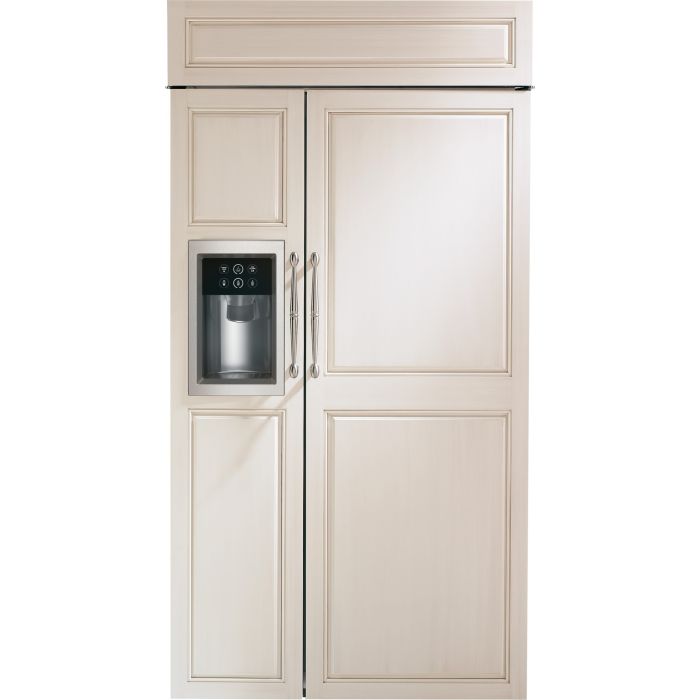 Refrigérateur Monogram ZISB420DNII Panneau Requis Côte à côte largeur 42 pouces Capacité 24.4 pieds cubes