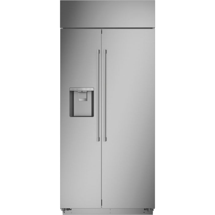 Refrigerator Monogram ZISS360DNSS Stainless  Capacity 20.2 cubic feet Side by Side   width 36 inches