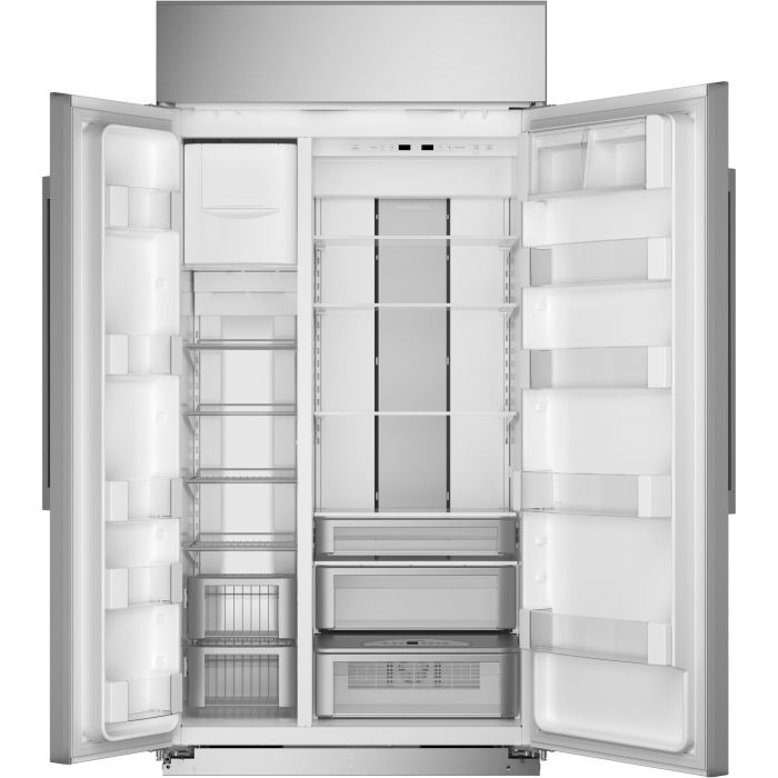 Refrigerator Monogram ZISS420NNSS Stainless  Capacity 24.4 cubic feet Side by Side   width 42 inches