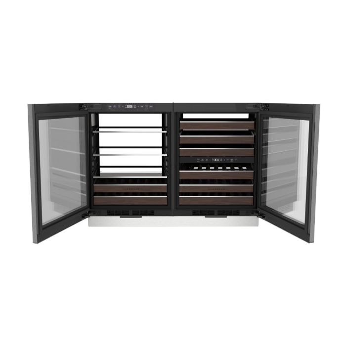 Refrigerator Unification Kit Monogram ZKAW in Stainless showcased by Corbeil Appliances