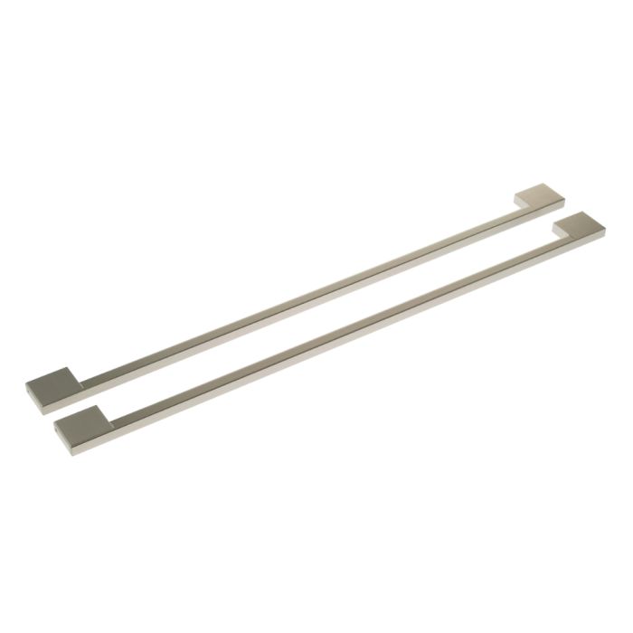 Refrigerator Handle Kit Monogram ZKSS2H2CNSS in Silver showcased by Corbeil Appliances
