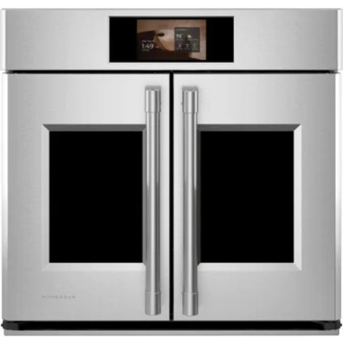 Wall oven  Monogram ZTSX1FPSZSS Stainless   Capacity  5 cubic feet  2850 Watts  Built-in Width 30 inches