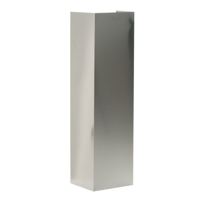 Range Hood Duct Cover Monogram ZX83012 in Silver showcased by Corbeil Appliances
