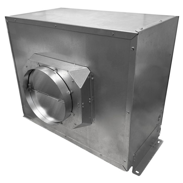 21 In. Blower Hood  610 Cubic feet per minute Monogram ZXR6101RSS in Stainless showcased by Corbeil Appliances