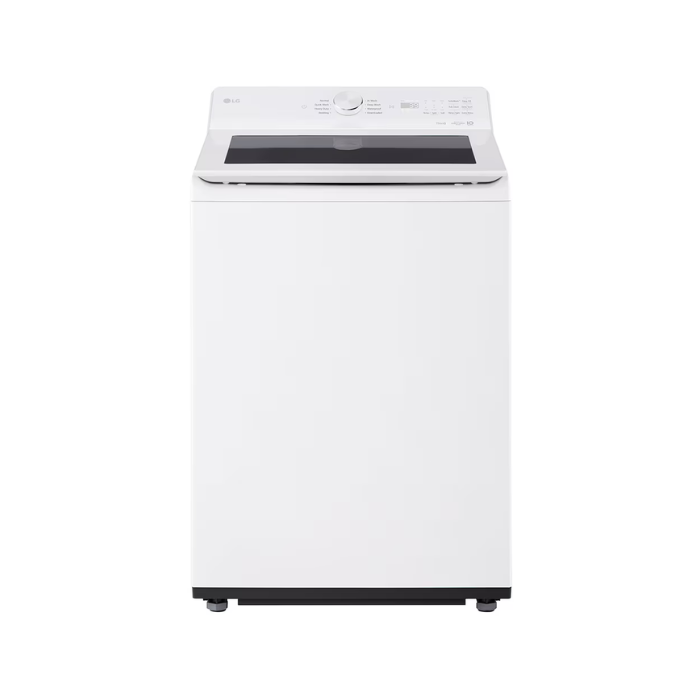 5.8 cu. ft. Top Load Washer  LG WT8200CW   Capacity  5.8 cubic feet  8 cycles   Freestanding