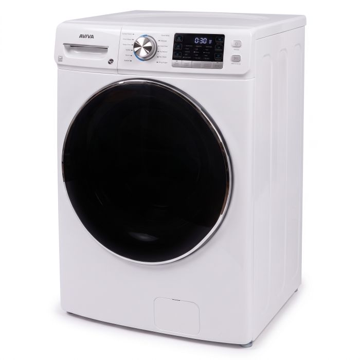 Laveuse AVIVA Chargement frontal ALFW2752W 5.2 pi. cu.   Capacité 5.2 pieds cubes  8 cycles   Autoportant   cuve Acier Inoxydable