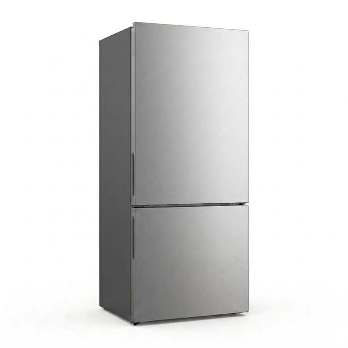 Refrigérateur AVIVA ARBM177SE Inox Congélateur en bas / porte largeur 32 pouces Capacité 17.7 pieds cubes