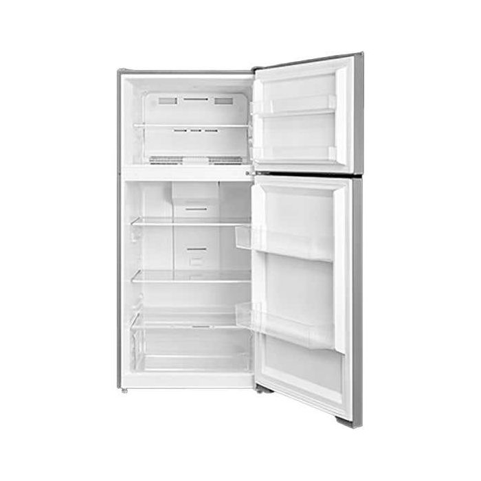 Refrigérateur AVIVA ARTM142SB Inox Congélateur en haut largeur 28 pouces Capacité 14.2 pieds cubes