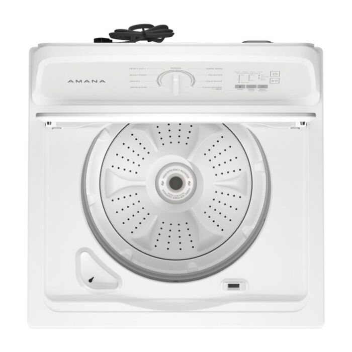 4.6 cu. ft. Top Load Washer  Amana ATW4615TW   Capacity  4.6 cubic feet  9 cycles   Freestanding   Stainless Steel tub