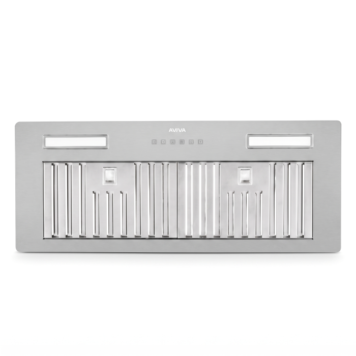 Hotte Sous armoires 28 Po. 860 Pieds cubes par minute AVIVA AVP278S Acier inoxydable Installation Intégrée sous armoire  860 pieds cubes par minute