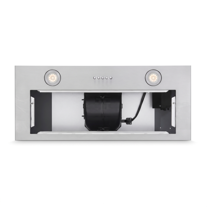 Hotte Sous armoires 28 Po. 290 Pieds cubes par minute AVIVA AVP283SB Inox Installation Intégrée sous armoire  290 pieds cubes par minute