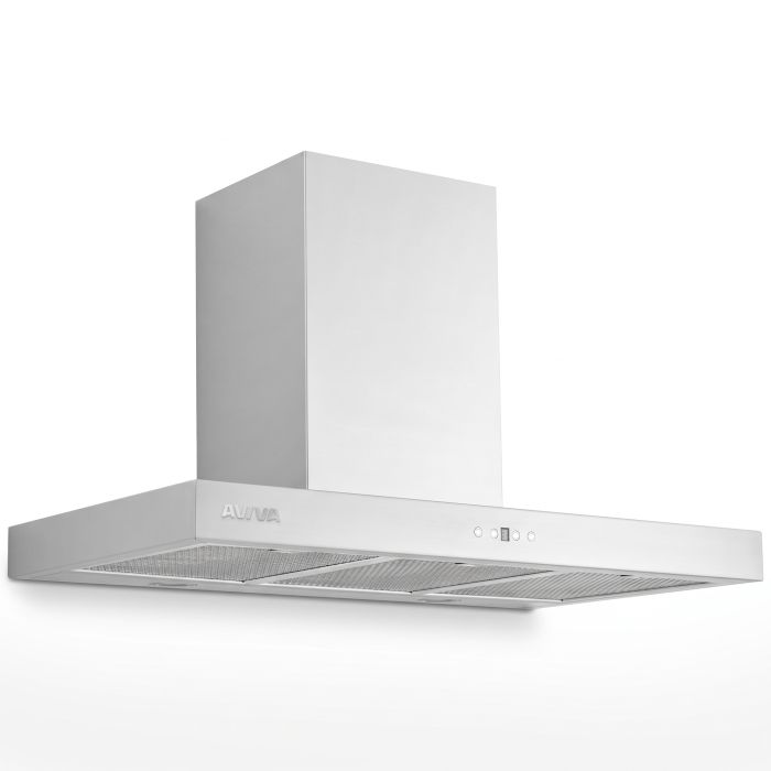 Hotte Cheminée 36 Po. 860 Pieds cubes par minute AVIVA AVW-368CS2 Inox Installation Montage mural  860 pieds cubes par minute