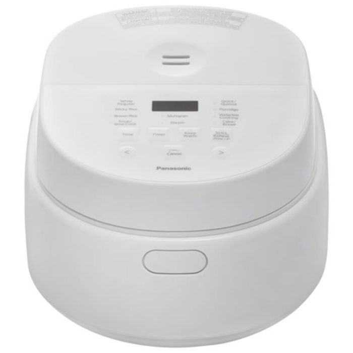 Cuiseur à riz blanc 5 tasses Panasonic SRDL105 en Blanc présenté par Corbeil Electroménager