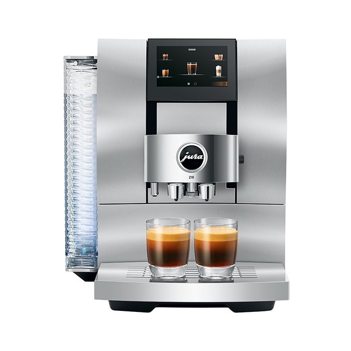On counter Espresso machine Jura Z10 JU15361  Coffee Bean Capacity (oz) 9.87  Tank Capacity (Gal):0.44 Installation type On counter