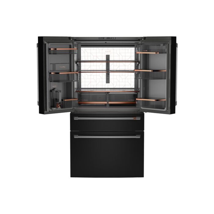 Refrigerator GE Café CJE23DP3WD1 Black  Capacity 23.1 cubic feet French Door   width 36 inches