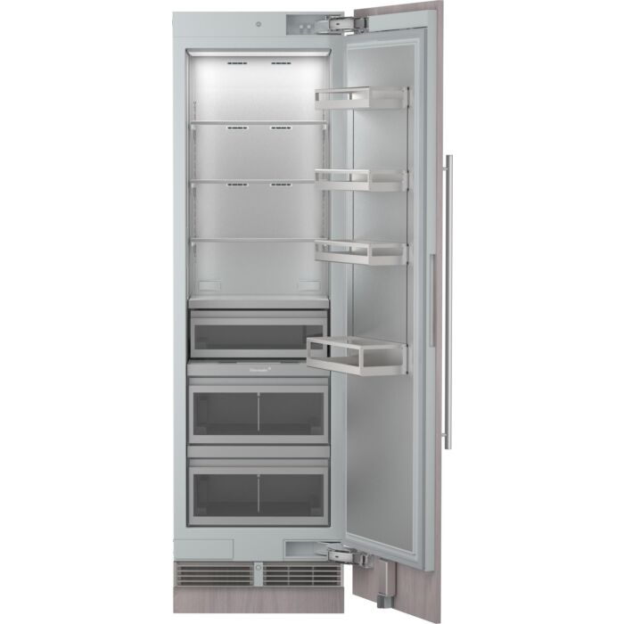 Thermador T24IR100SP 24-inch panel-ready fresh food column, front view
