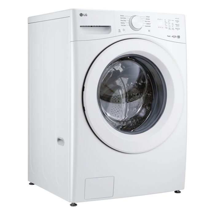5.2 cu. ft. Front load Washer  LG WM3420CW   Capacity  5.2 cubic feet  10 cycles   Freestanding   NeveRust Stainless Steel tub