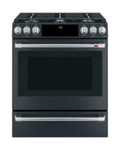 Cuisini&egrave;re de 30 po. GE Caf&eacute; en Noir CCGS700P3MD1  Noir    1200 Watts  largeur 30 pouces