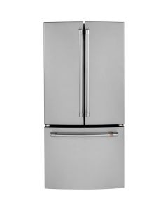 Refrig&eacute;rateur GE Caf&eacute; CWE19SP2NS1 Inox Portes fran&ccedil;aises largeur 33 pouces Capacit&eacute; 18.6 pieds cubes