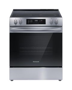 Cuisini&egrave;re 30 Po. Vitroc&eacute;ramique Frigidaire FCFE306CAS  Inox 5 bruleurs     Capacit&eacute; 5.3 pieds cubes 2500 Watts  largeur 30 pouces